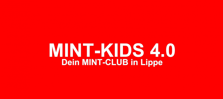 Lippe.MINT-Kids 4.0 gehen an den Start!