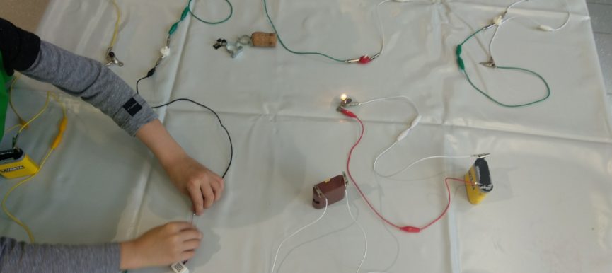 Mit Pipette oder Batterie - kleine Forscher forschen zu Wasser, Strom und Energie