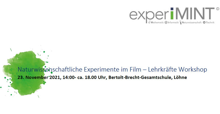 Lehrkräfte-Workshop - Naturwissenschaftliche Experimente im Film