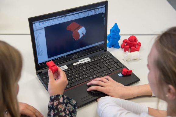 Wie kommt die Kugel in die Trillerpfeife? – Eine Einführung in den 3D-Druck
