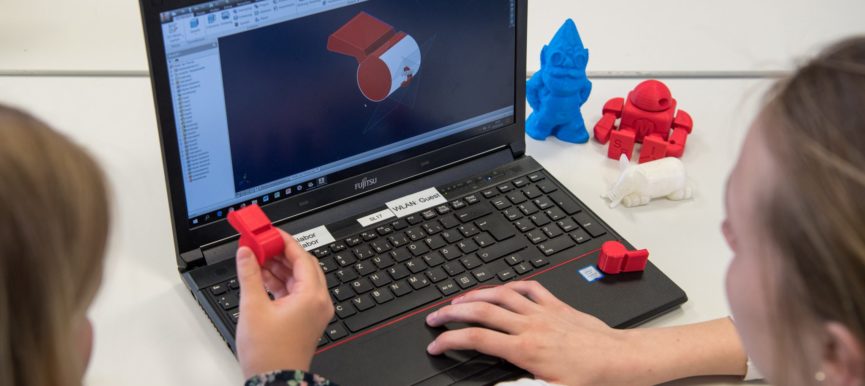 Wie kommt die Kugel in die Trillerpfeife? – Eine Einführung in den 3D-Druck