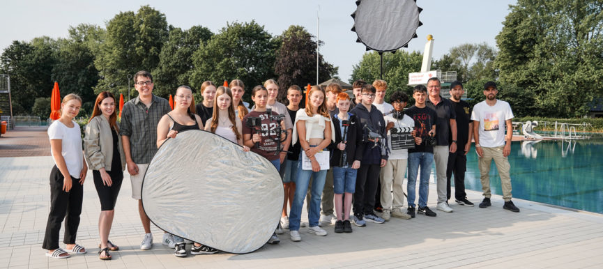 Realschüler drehen YouTubeFilm über Wasser